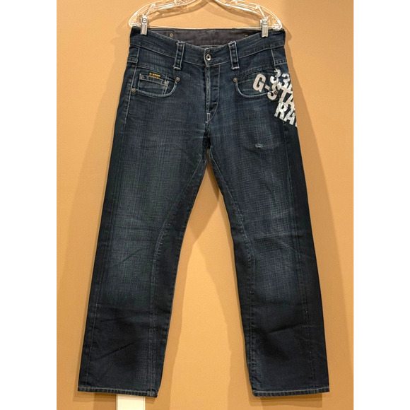 G STAR Raw Jeans Mens Radar Cover Loose Country Embro 34x30 Baggy JNCO Style - Picture 1 of 12
